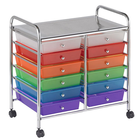 12 Drawer Mobile Storage Organizer