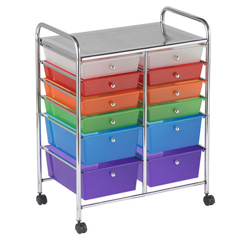 12 Drawer Mobile Storage Organizer