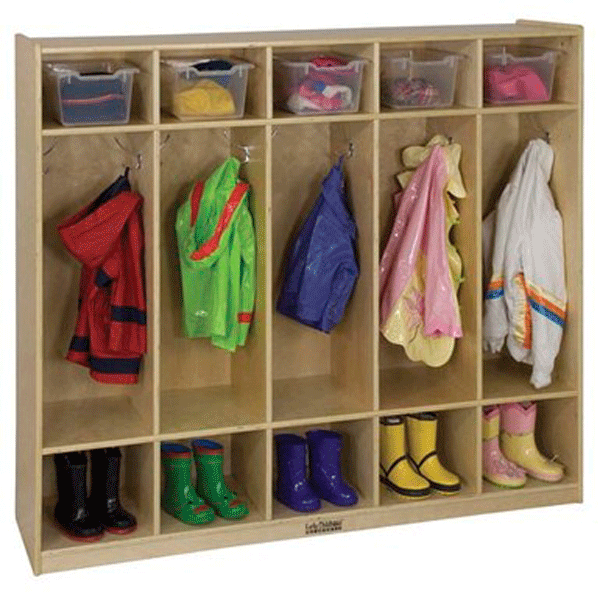 5 Section Coat Locker