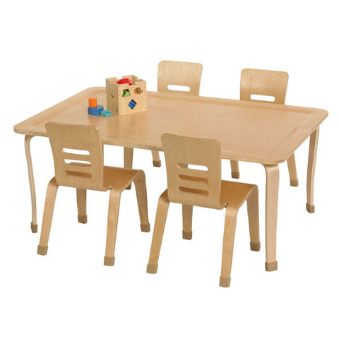 Birch Hardwood Activity Play Table