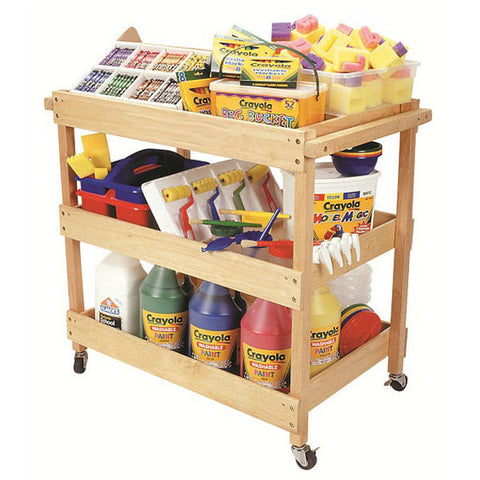 Hardwood Utility Cart by ECR4Kids