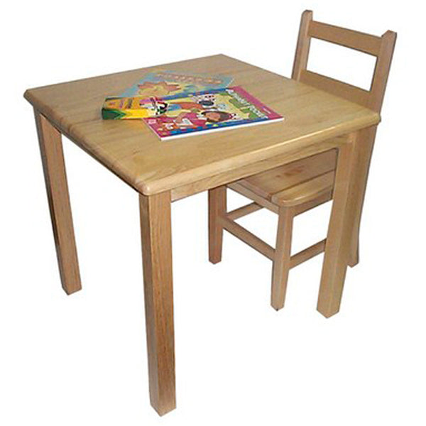 Early Childhood Resources Square Wooden Table for Preschools & Daycare Centers