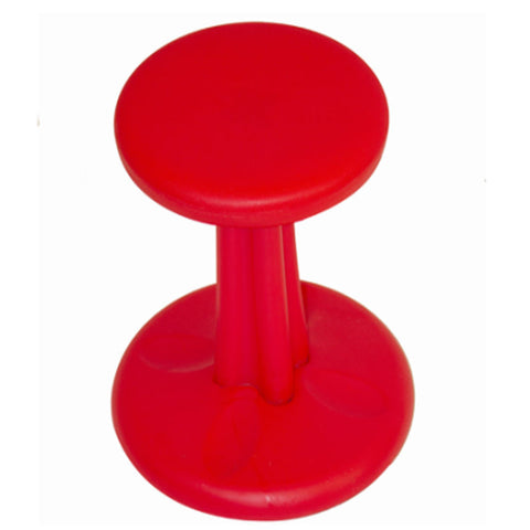 Red Plastic Wobble Chair for Pre-Schoolers