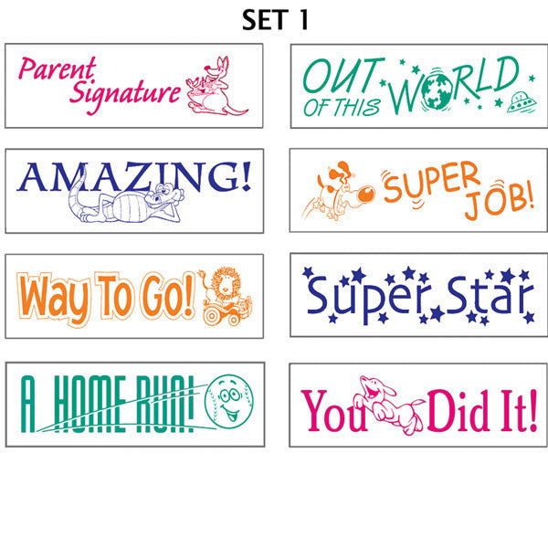 Teacher Stamp Set - 8 Pieces