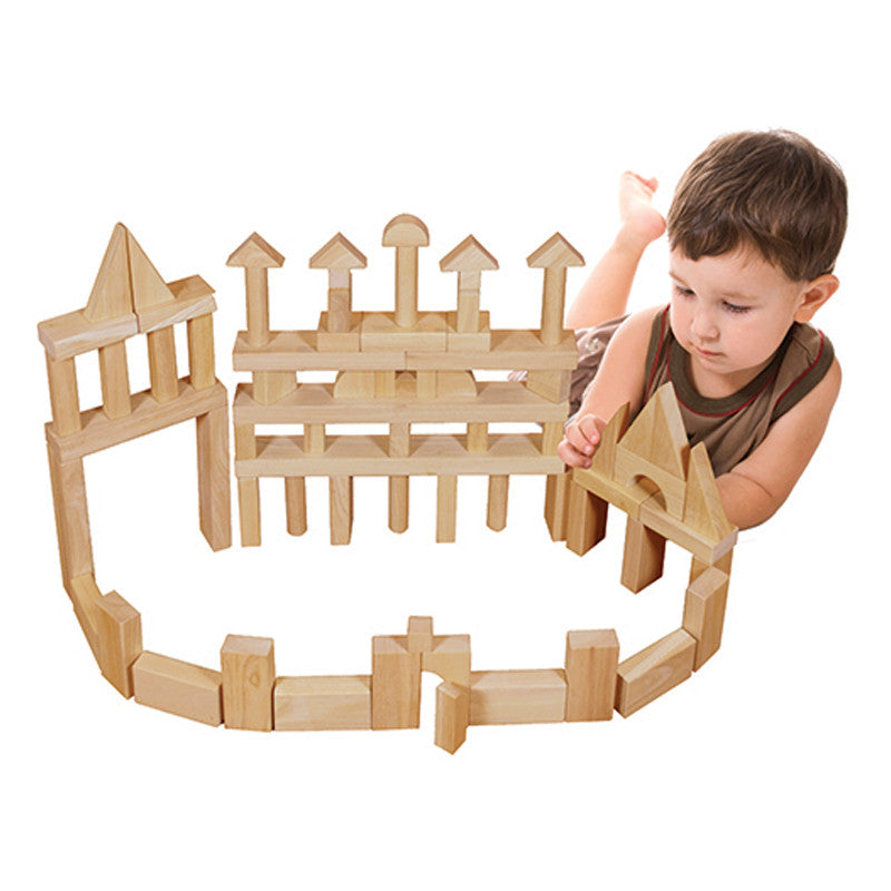 Natural Hardwood Blocks for Children