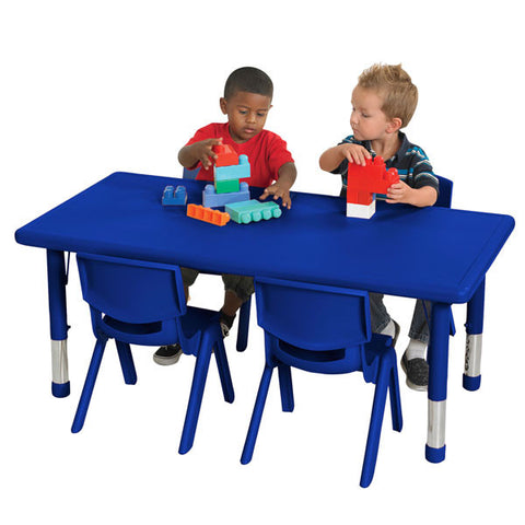 Resin Adjustable Height Activity Table