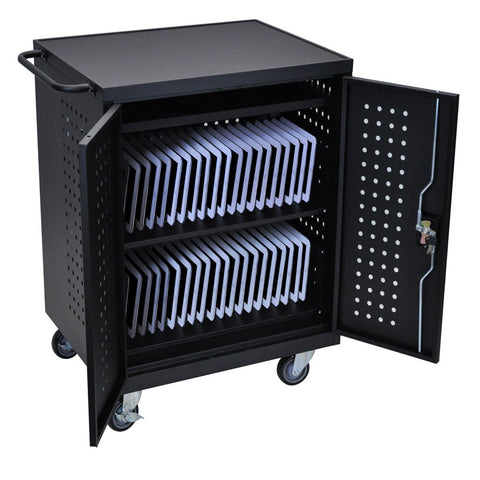 Luxor Tablet Charging Cart with 42 Bays
