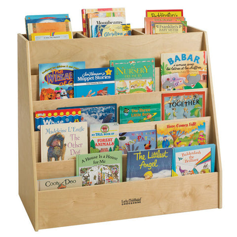 Double Sided Mobile Book Cart