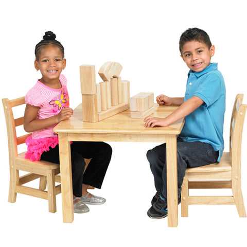 Wood Preschool Table - Square