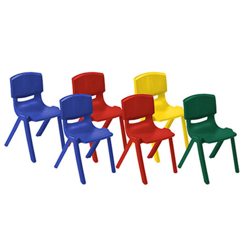 Stacking Resin Chairs for Classrooms by ECR4Kids