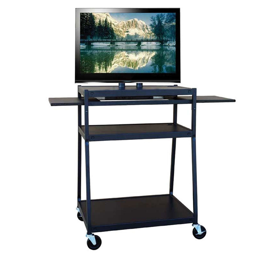 Hamilton Buhl TV Cart with Side Shelves